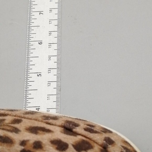 Very G Womens Ankle Boot Sneaker Brown Leopard Print Lace Side Zip Flat Heel 9 - Picture 6 of 9